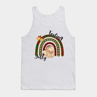 Feeling Holly, Vintage Santa Tank Top